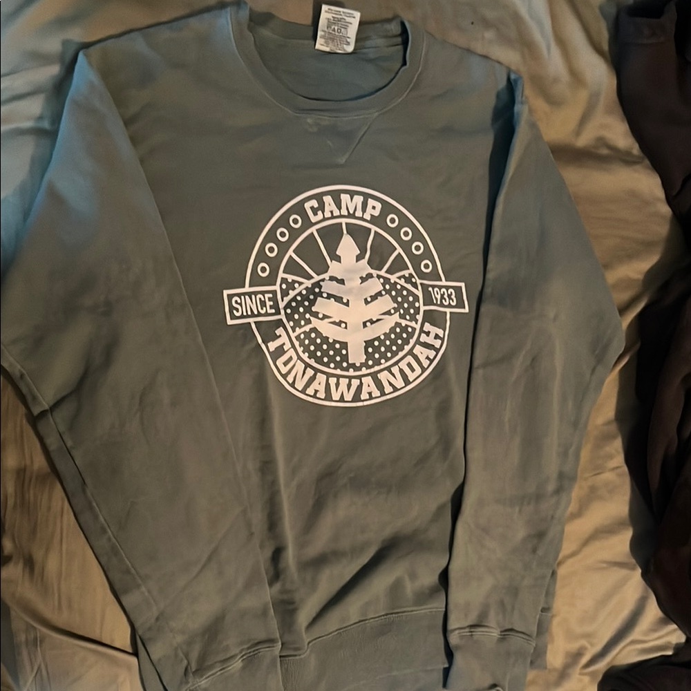 Camp Tonawandah Gray Sweater